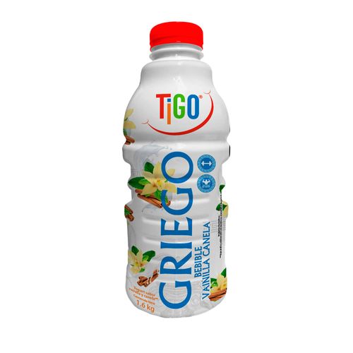 Yogurt Griego Bebible TIGO Vainilla y Canela Galonera 1.6K