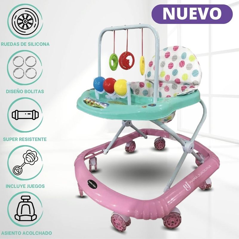 Andador-Musical-Confort-Kids-«WALON»-Turquoise