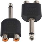 Adaptador-Plug-65mm-mono-a-2-RCA-Hembra