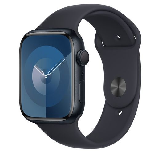 Apple Watch 9 Gps 45mm Caja Aluminio Color Midnight Azul Medianoche