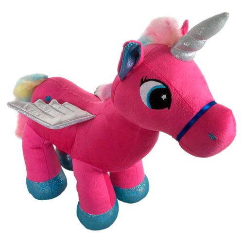 Peluche Kisses Unicornio 40Cm Rosa