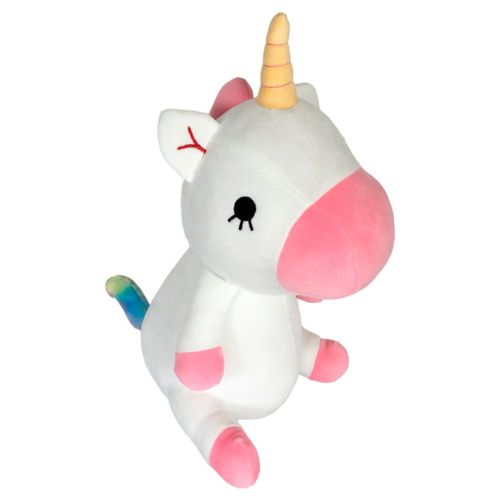 Peluche Kisses Unicornio 35Cm Blanco