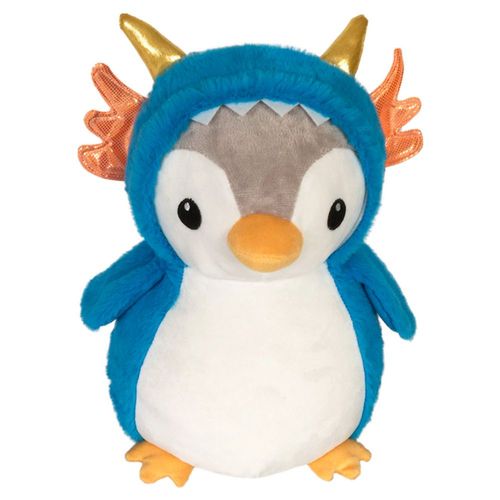 Peluche Kisses Pingüino 35Cm Azul