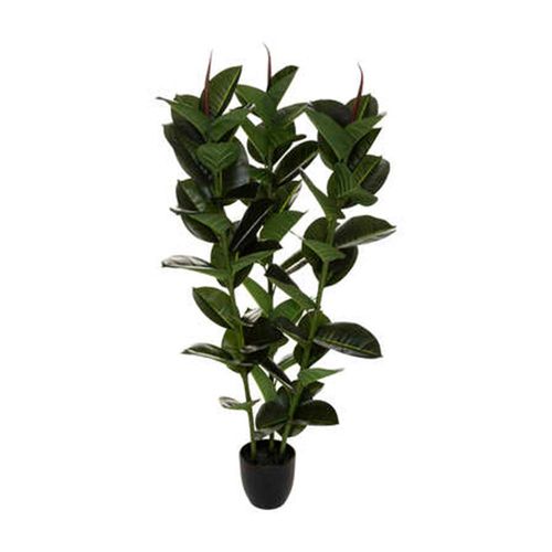 Planta Artificial Ficus robusta 40x120cm Orange