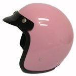 Casco-de-moto-Tipo-vespa-chopper-en-Rosa-brillo----Talla-XL-