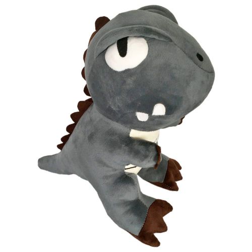 Peluche Kisses Dinosaurio 35Cm Gris