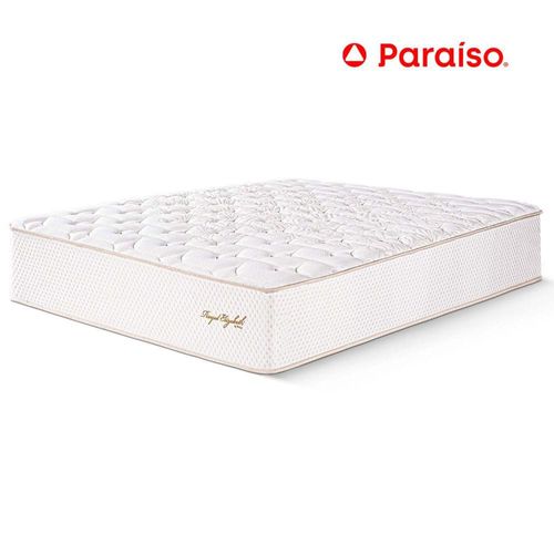 Colchón Paraíso Royal Elizabeth 2 Plazas + 2 almohadas viscoelásticas + protector