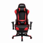 Silla-Gamer-Technisport-Clasic-Rojo-con-Reposapies-Reclinacion-180°