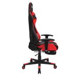 Silla-Gamer-Technisport-Clasic-Rojo-con-Reposapies-Reclinacion-180°