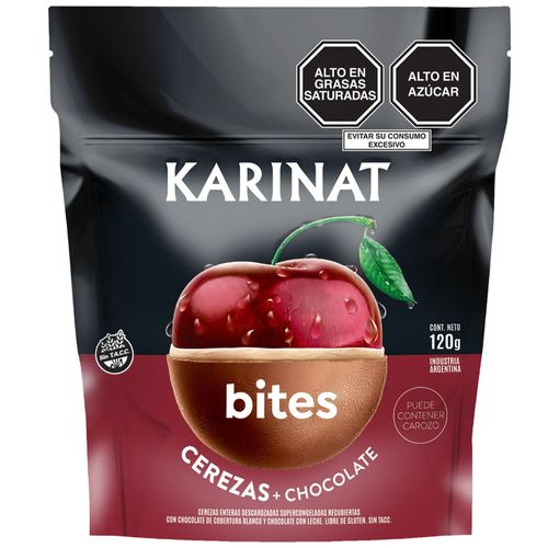 Bites Cereza Doble Chocolate KARINAT Doypack 120g