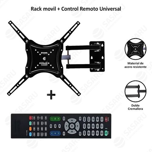 Rack para Tv 35-55’’ + Control Remoto Universal