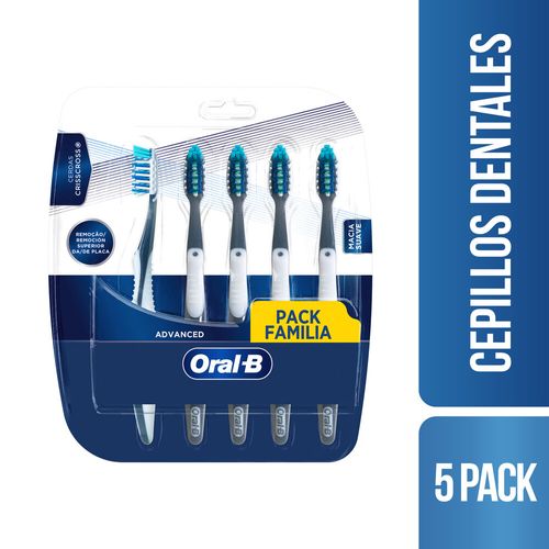 Cepillo Dental Oral B Pro Salud 7 Beneficios 5 unidades