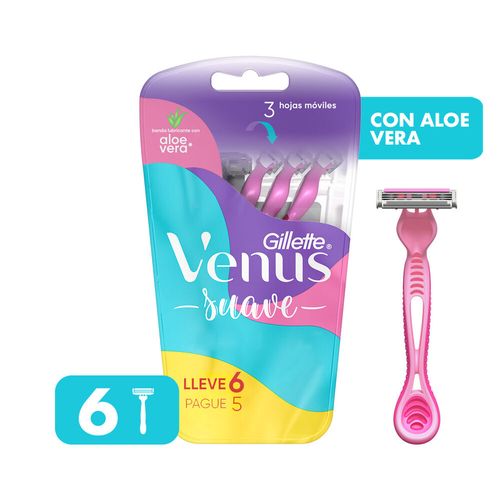 Máquina para Afeitar Gillette Venus Simply3  6 unidades