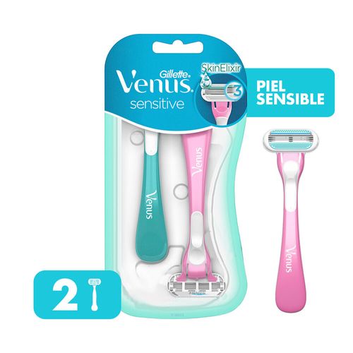 Máquina para Afeitar Gillette Venus Sensitive 2 unidades