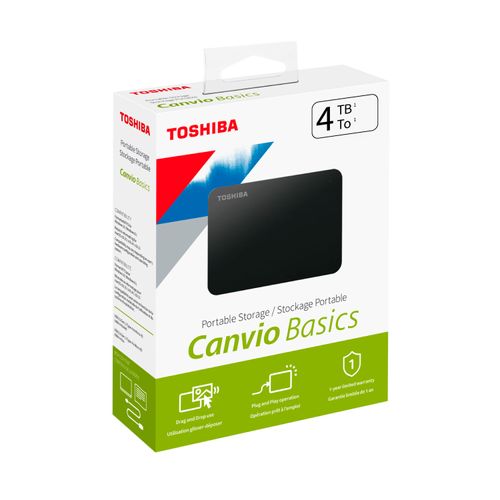 Disco Duro Externo Toshiba 4TB Canvio Basics USB 3.0