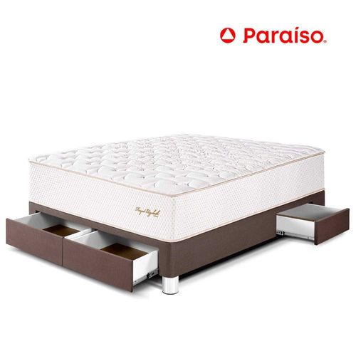 Cama Royal Elizabeth Cajones 2 Plazas Chocolate
