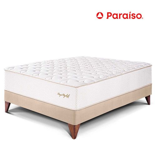 Cama Europea Royal Elizabeth 1.5 Plazas Champagne