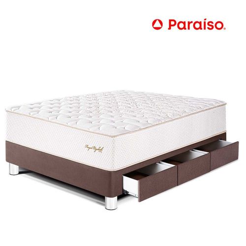 Cama Royal Elizabeth Cajones 1.5 Plazas Chocolate