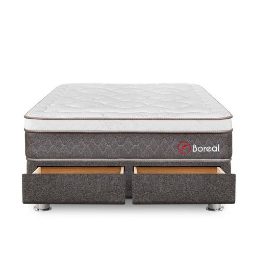 Cama 2 Cajones Boreal Pocket SS 2 Plazas