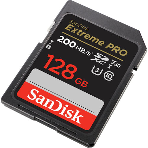 Sandisk Memoria Sd 128gb Extreme Pro Uhs-i Sdxc 200mb/s 4k