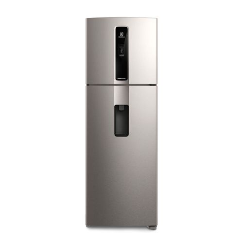 Refrigerador Electrolux Top Freezer Efficient con AutoSense Inox Look 389L IW43S