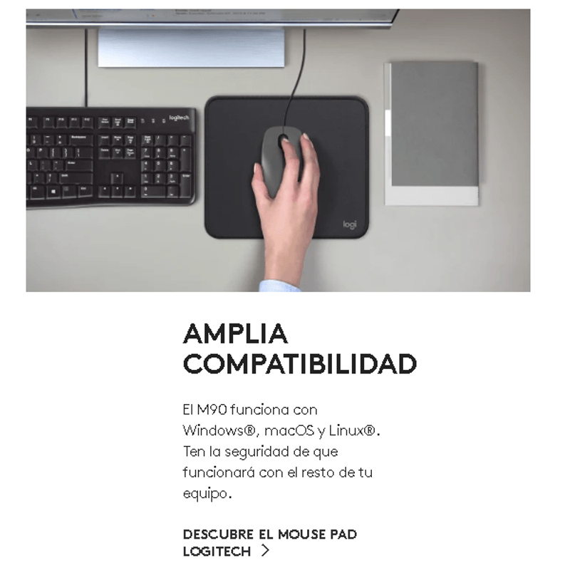 Mouse-standar-negro-Logitech-M90-USB-Cable