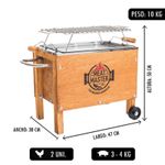 Caja-China-Meat-Master-Inoxidable-Chica---Parrilla-de-Varillas-Inoxidable