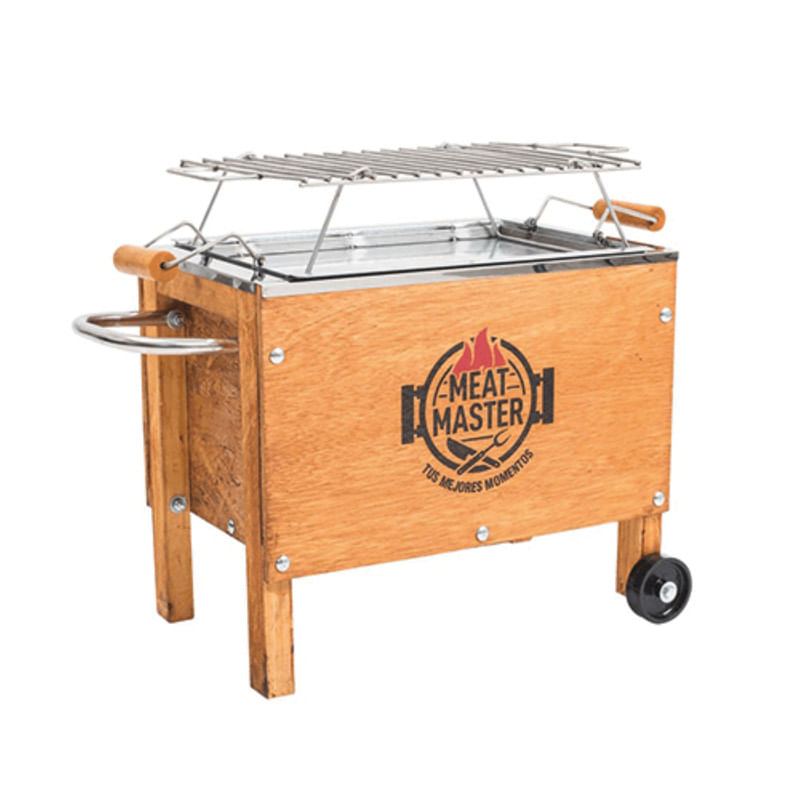 Caja-China-Meat-Master-Inoxidable-Chica---Parrilla-de-Varillas-Inoxidable