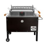 Caja-China-Meat-Master-Jr-Black---Parrilla-Lev-Galv---Termometro---Funda