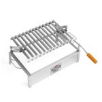 Caja-China-Meat-Master-Jr-Black---Parrilla-Lev-Galv---Termometro---Funda