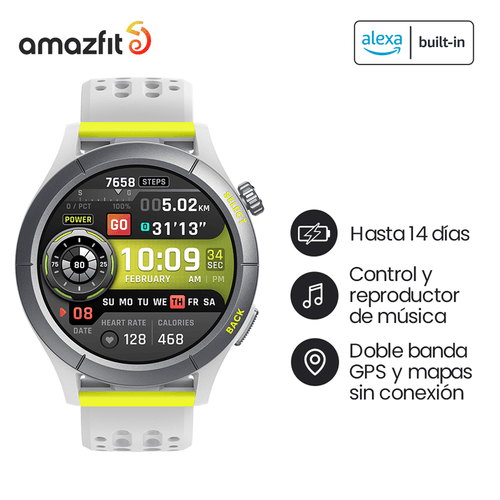 Smartwatch Cheetah - 1.75” Resistente al agua + 150 modos deportivos