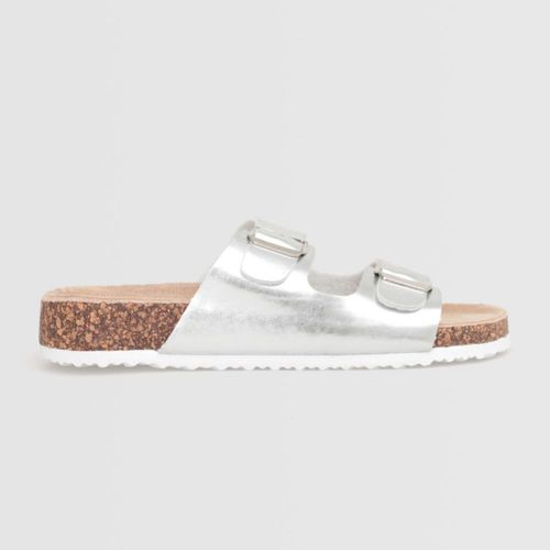 Sandalias Para Mujer Hypnotic Birk Hebi Plateado