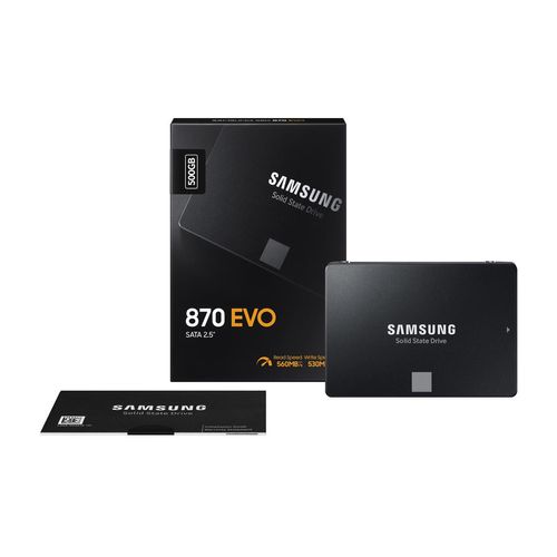 Samsung Ssd 500gb 870 Evo Sata Iii 2.5 Disco Solido Interno