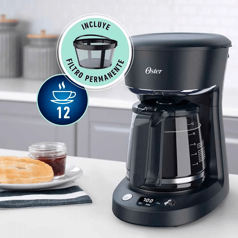 Cafetera-Programable-Oster-12-Tazas-BVSTDCP12B-Auto-Apagado
