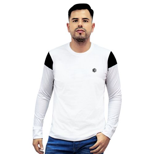 Polo Manga Larga Hombre Issak Elenex Blanco