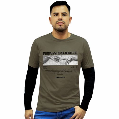 Polo Manga Larga Hombre Harry Elenex Marron