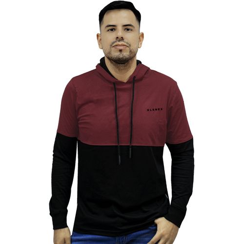 Polo Manga Larga Hombre Audo Elenex Negro