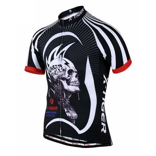 Jersey Maillot Ciclismo X-TIGER 00101 Cortaviento Proteccion UV