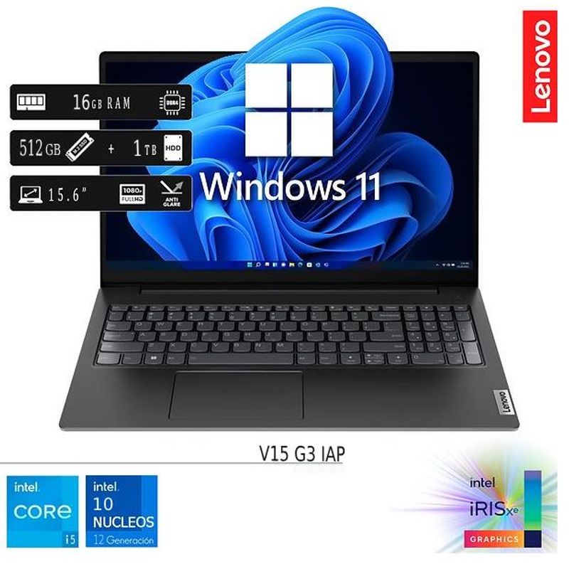 Laptop-Nueva-Lenovo-V15-G3-IAP-Core-I5-12va-Gen-16GB-RAM-512GB-SSD--1TB-HDD