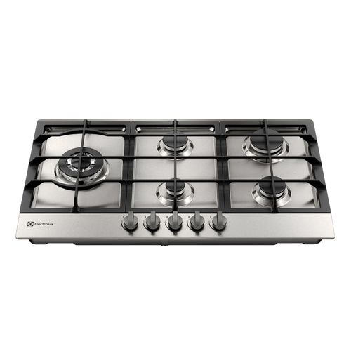 Cocina Electrolux 5 quemadores Experience Semiprofessional Inox de Gas KE9DX