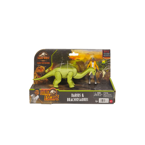 Darius y brachiosaurus jurassic world toys mattel