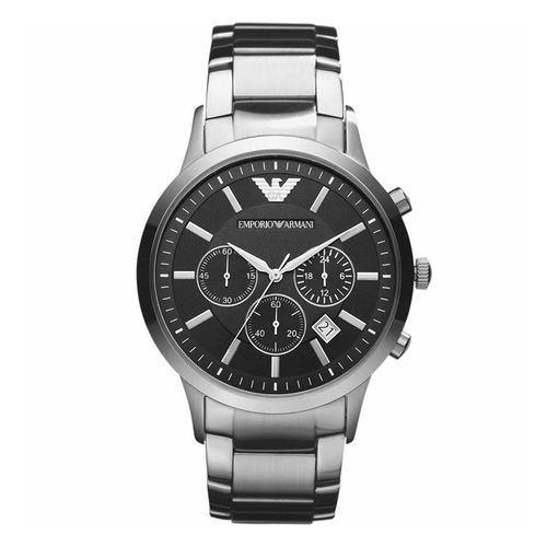 Reloj Emporio Armani Ar2434 Black and Silver para Caballero