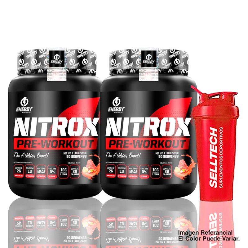 Pack-Energy-Nutrition-Pre-Entreno-Nitrox-500gr-Citrus-PunchX2