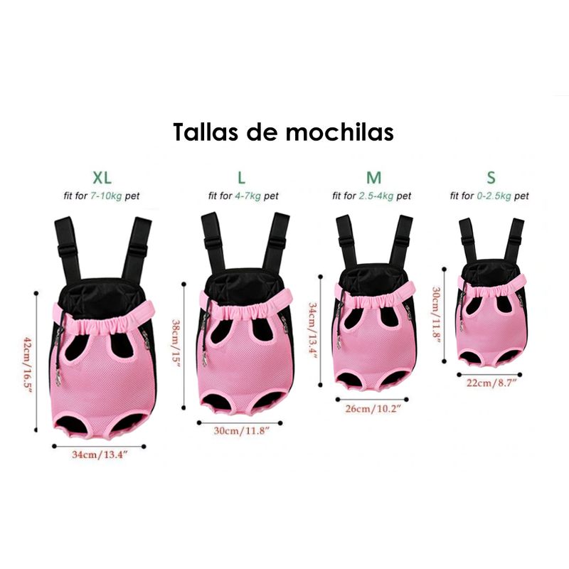 Mochila-Canguro-Rayas-Multicolor-Talla-S