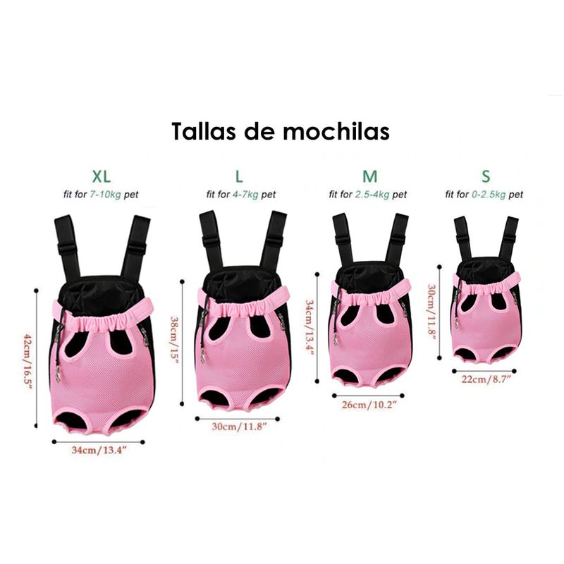 Mochila-Canguro-Rayas-Multicolor-Talla-M