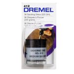 Discos-de-Lija-Grano-220-Diametro-3-4--x-36-Unidades-Dremel-412
