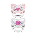 Set-x2-unds-de-Chupon-PreVent-brilla-en-la-oscuridad-MARIPOSA---6-12m-ROSA