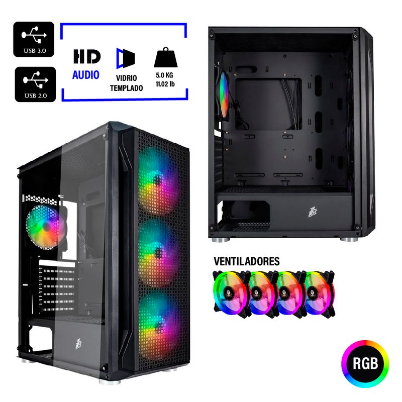 Case-Gamer-1stplayer-X5-Negro