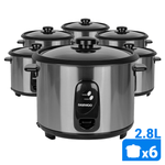 Olla-Arrocera-Daewoo-Antiadherente-28L-Inoxidable-Pack-x6