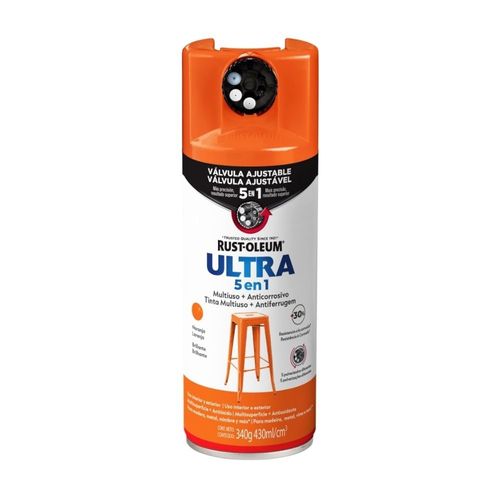 Spray Ultra 5 en 1 Naranja Oscuro Brillante